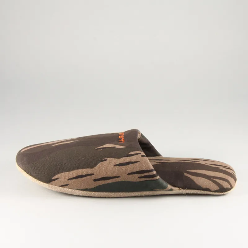 Carhartt WIP Script Embroidery Slippers - Camo Unite/Copperton-3